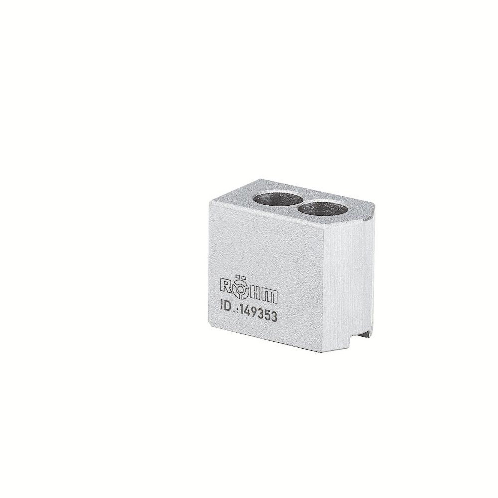 Röhm Aufsatzbacken Größe 110, 3-Backen-Satz, härtbar Spitzverzahnung 90° - 149353