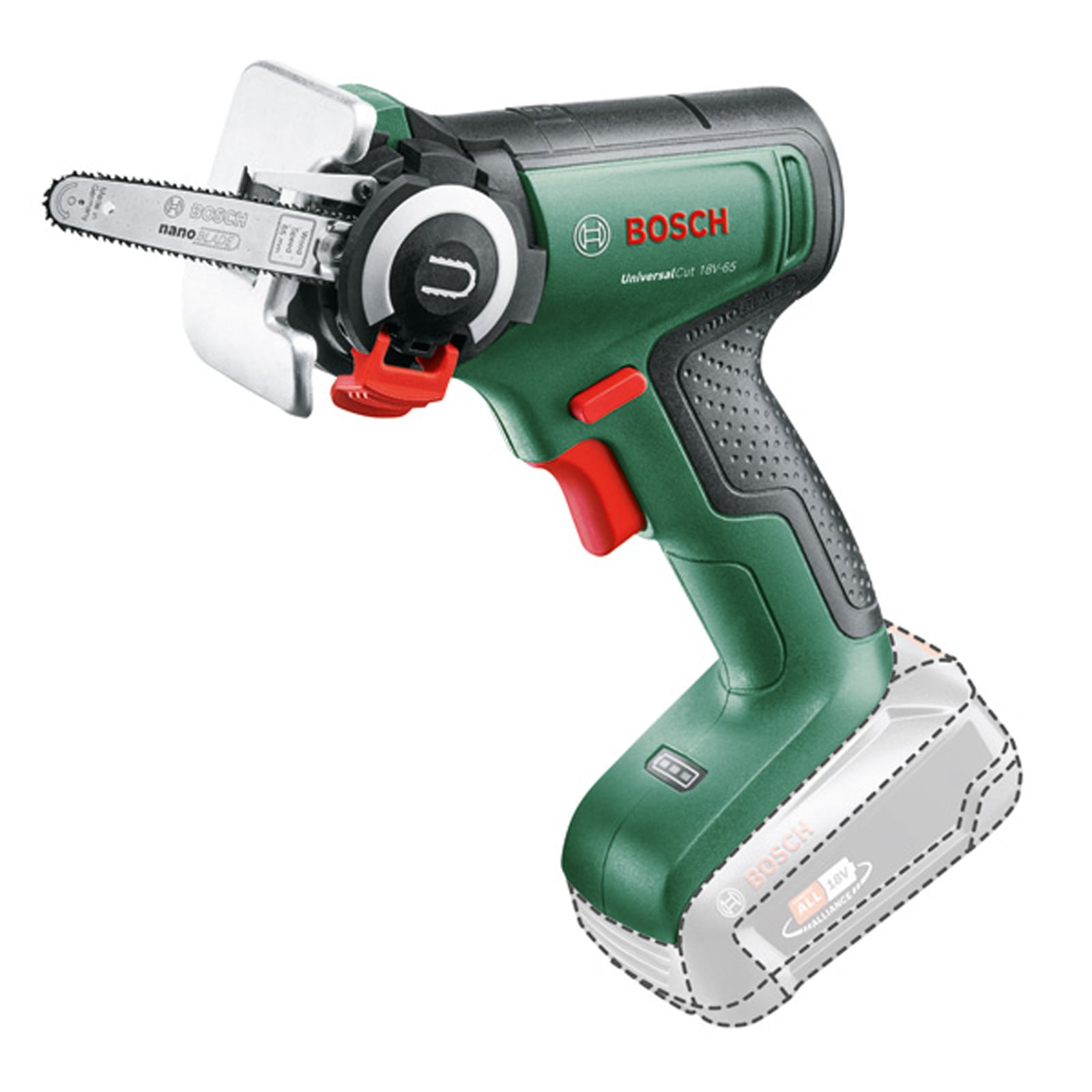 Bosch Akku-Säge mit NanoBlade-Technologie UniversalCut 18V-65