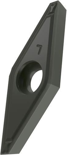 Drehwendeschneidplatte ISO VCGX 130301FR-FF2:TT010 Bohrungs-D. 3,4mm Farbe Grau