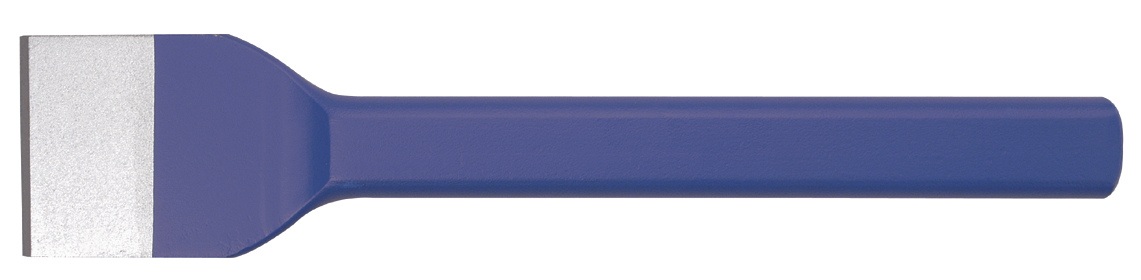 Fugenmeißel Gesamt-L.250mm Schneiden-B.60mm flachoval CrV-Stahl TECWERK