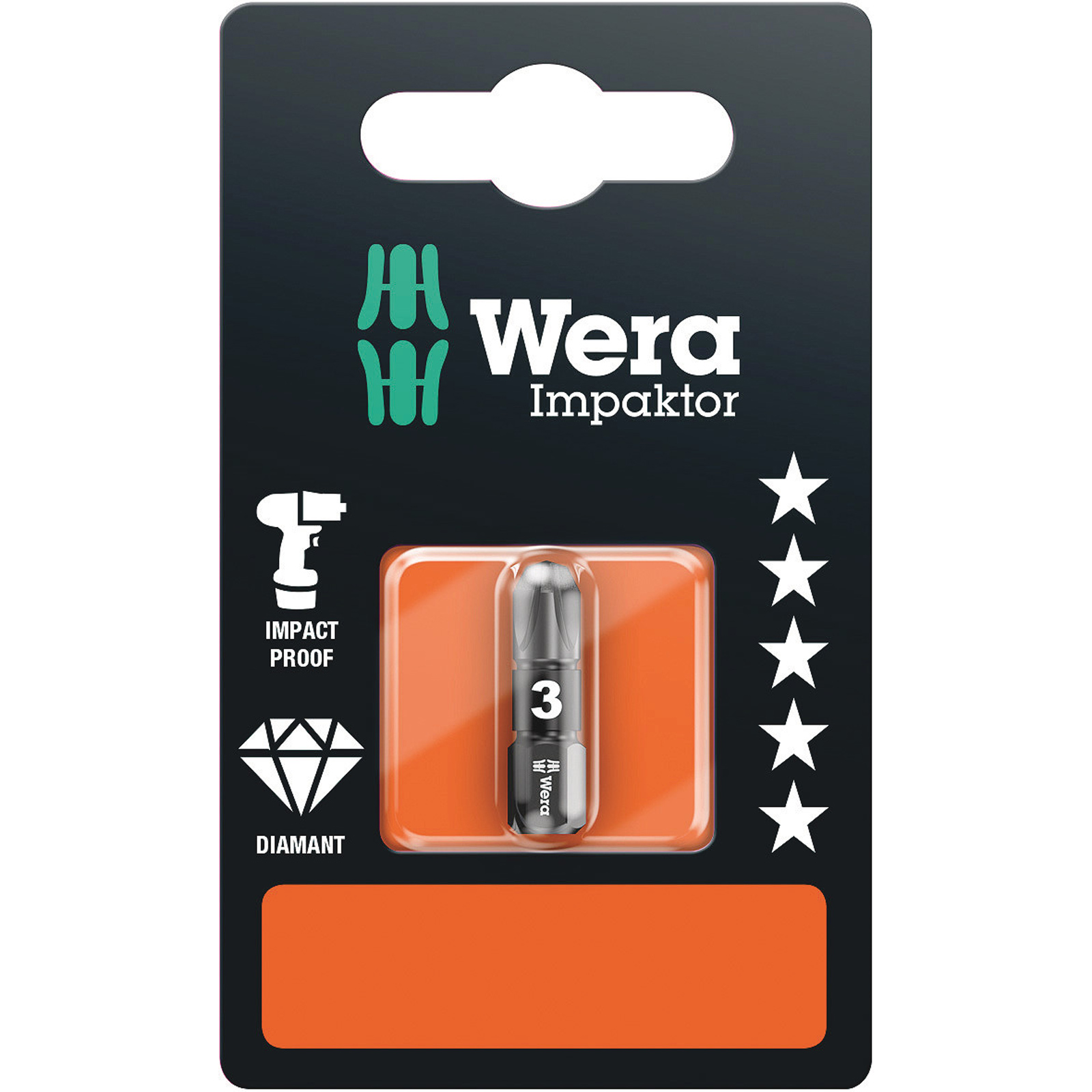 Wera 855/1 IMP DC SB Impaktor Bits - 05073922001