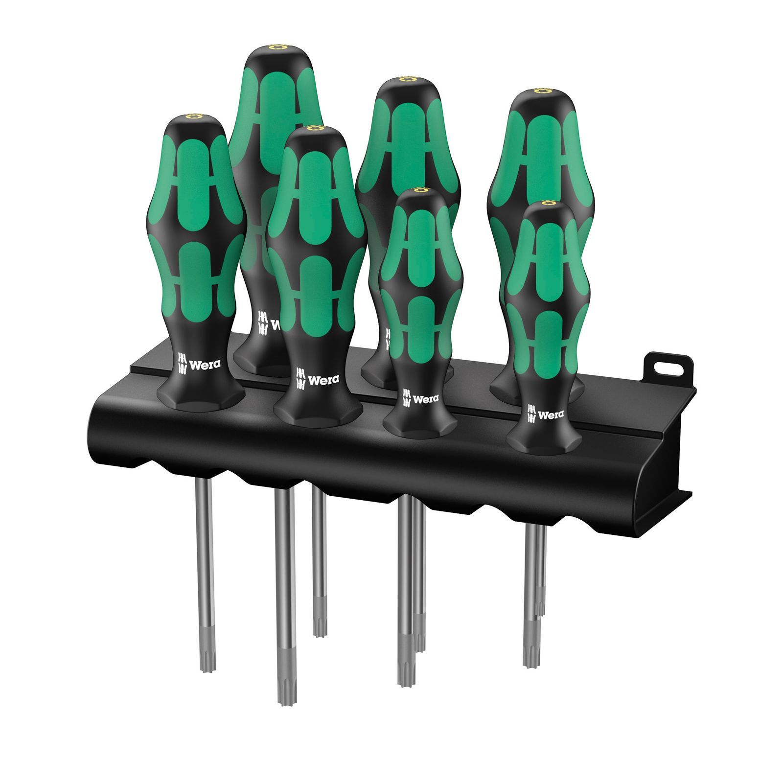 Wera 367/7 Torx HF Kraftform Plus Schraubendrehersatz mit Haltefunktion + Rack - 223161