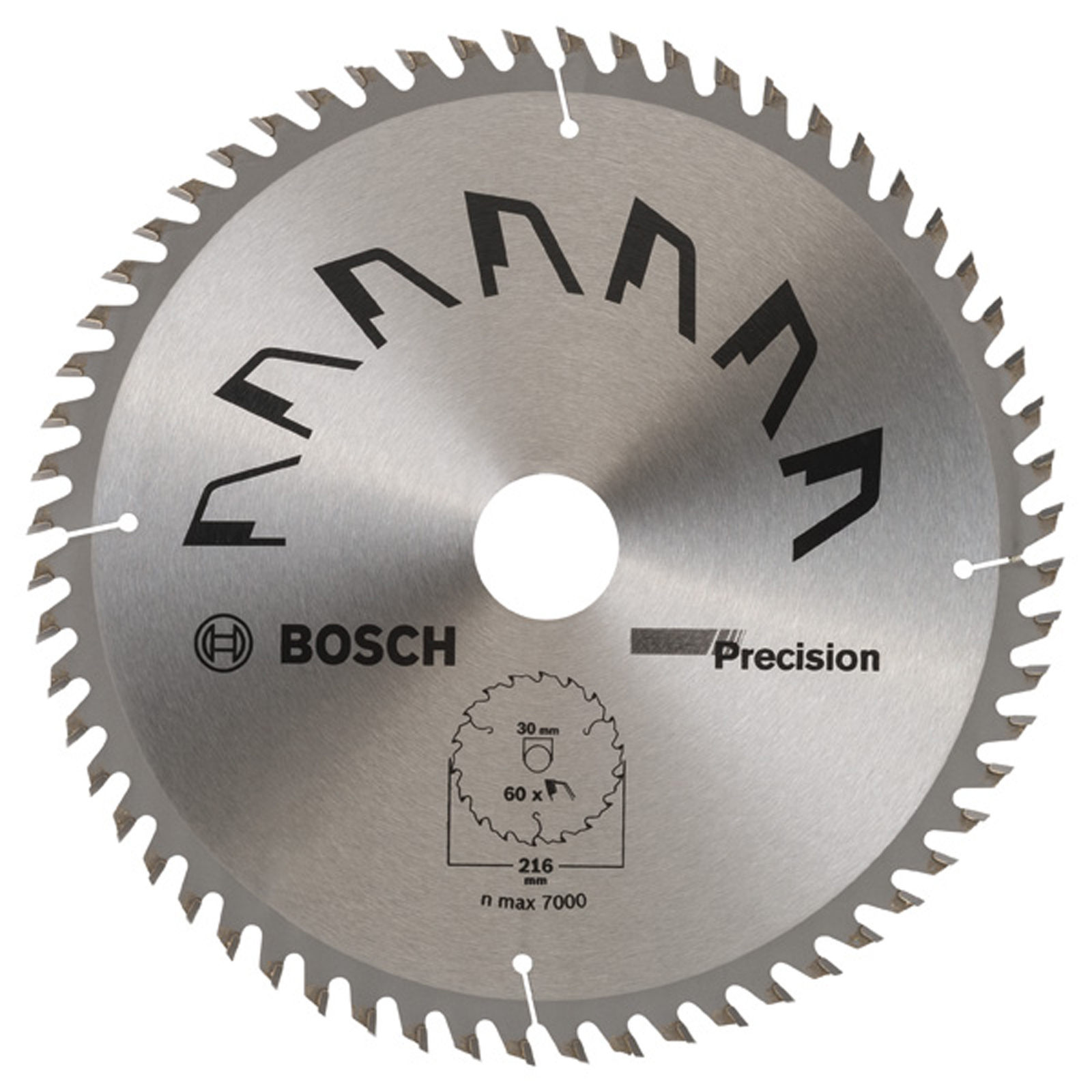 Bosch Kreissägeblatt PRECISION D= 216 mm Bohrung= 30 mm Z= 60 - 2609256935