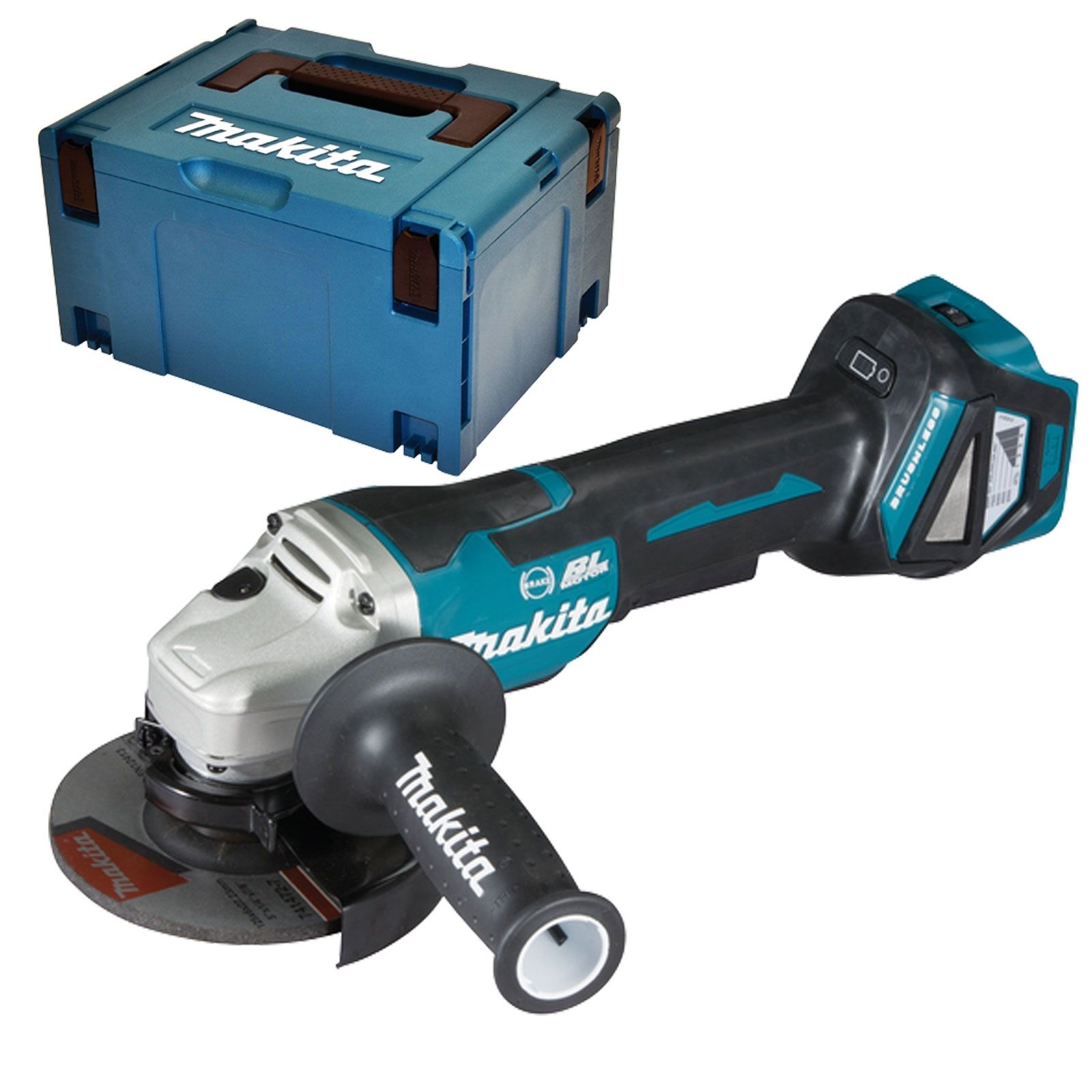 Makita DGA517ZJ Akku-Winkelschleifer Ø 125 mm 18 V Solo im Makpac