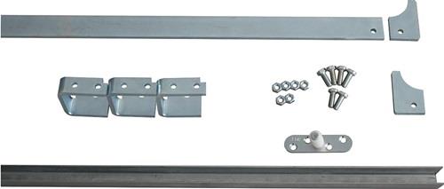 HBS-BETZ Laufschienen-Set 80786 Schienengröße 45x8mm STA verz.75 od.90mm Rl - 80786