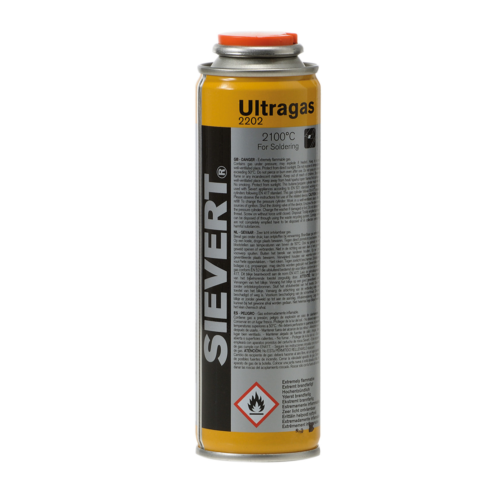 SIEVERT Schraubkartusche Ultragas 2202 60g 210 ml 2100GradC - 220283