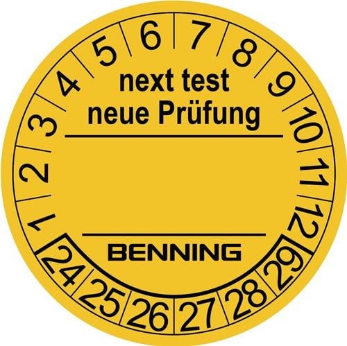 Prüfplaketten D.30mm RL 300St. BENNING