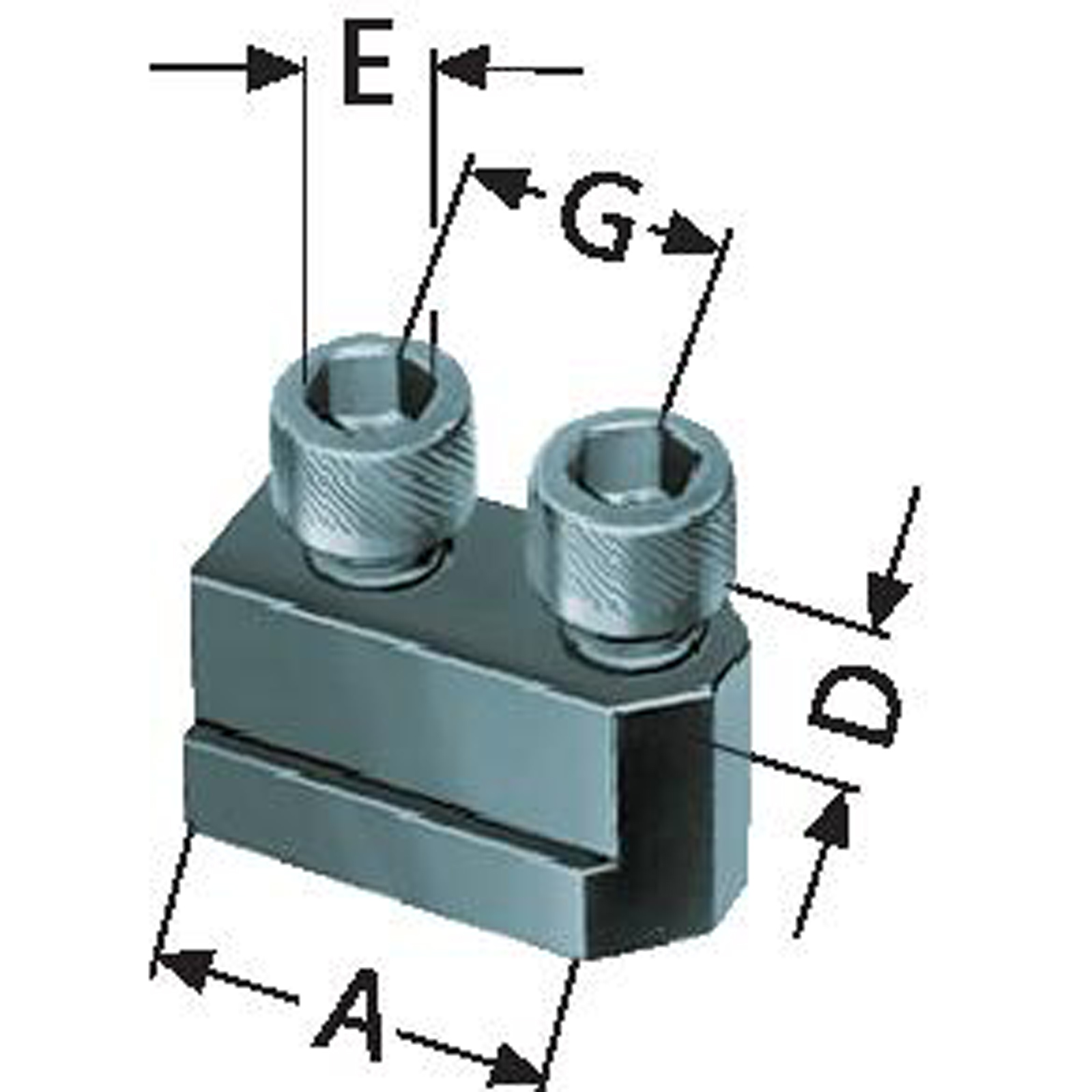 Röhm Nutenstein verl. mit Schaube, Futtergröße 160/175 - 1305166