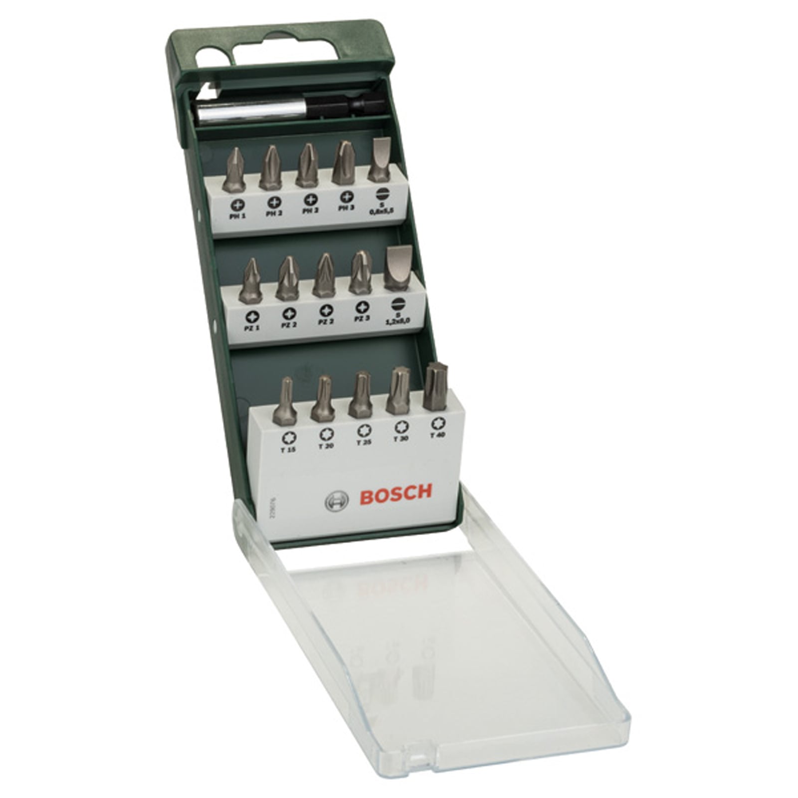 Bosch Schrauberbit-Set Standard gemischt (S PH PZ T) 16-tlg. - 2609255977