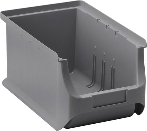 Sichtlagerkasten ProfiPlus L235xB150xH125mm PP grau stapelbar ALLIT