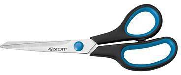 Westcott Schere Easy Grip E-30283 00 20cm Stahl schwarz/blau