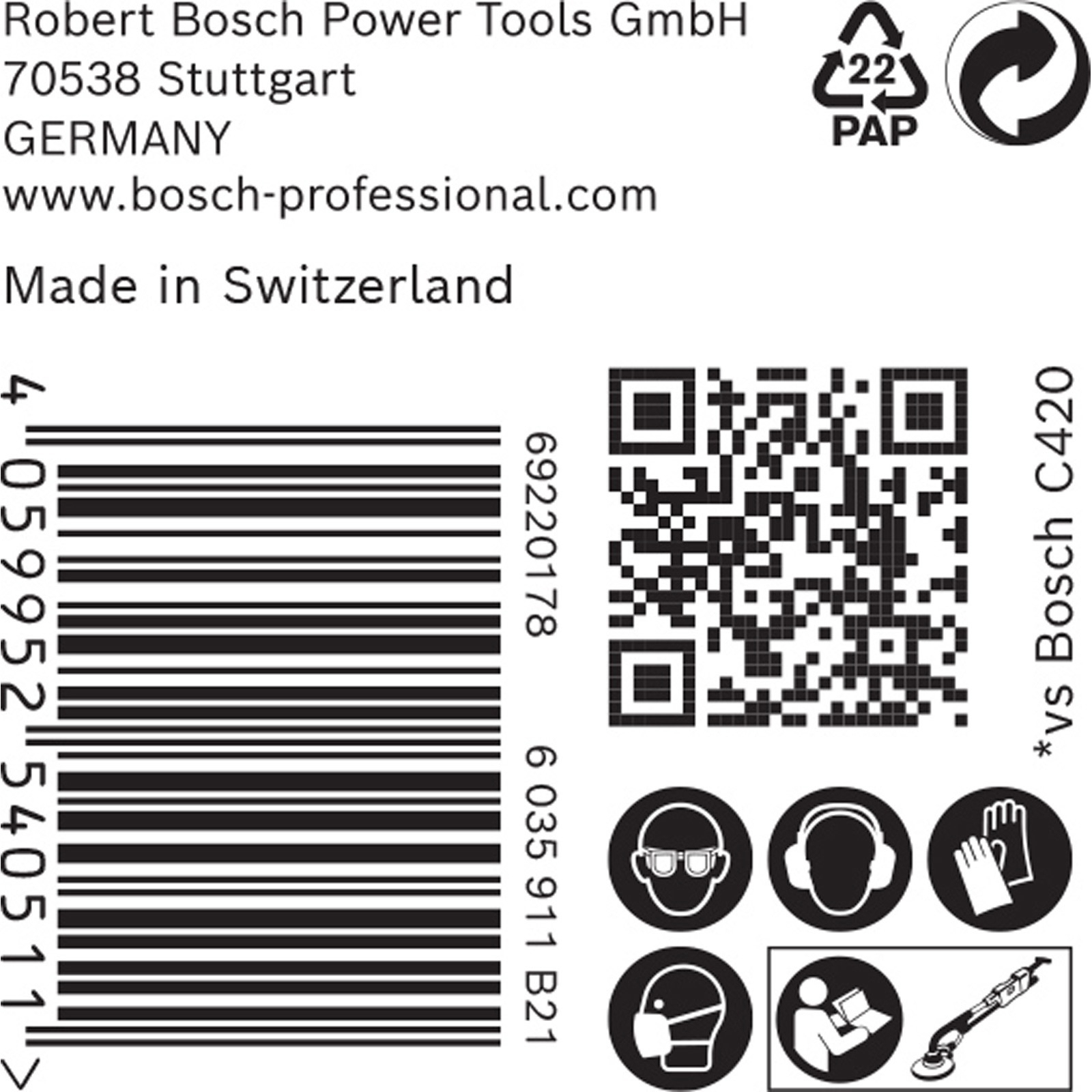 Bosch 25x Expert M480 Schleifnetz für Trockenbauschleifer 225 mm G 240 - 2608900713