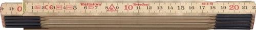 HULTAFORS Gliedermaßstab 59-2-10 L.2m B.15mm mm/cm EG III Glasb.natur - 100004