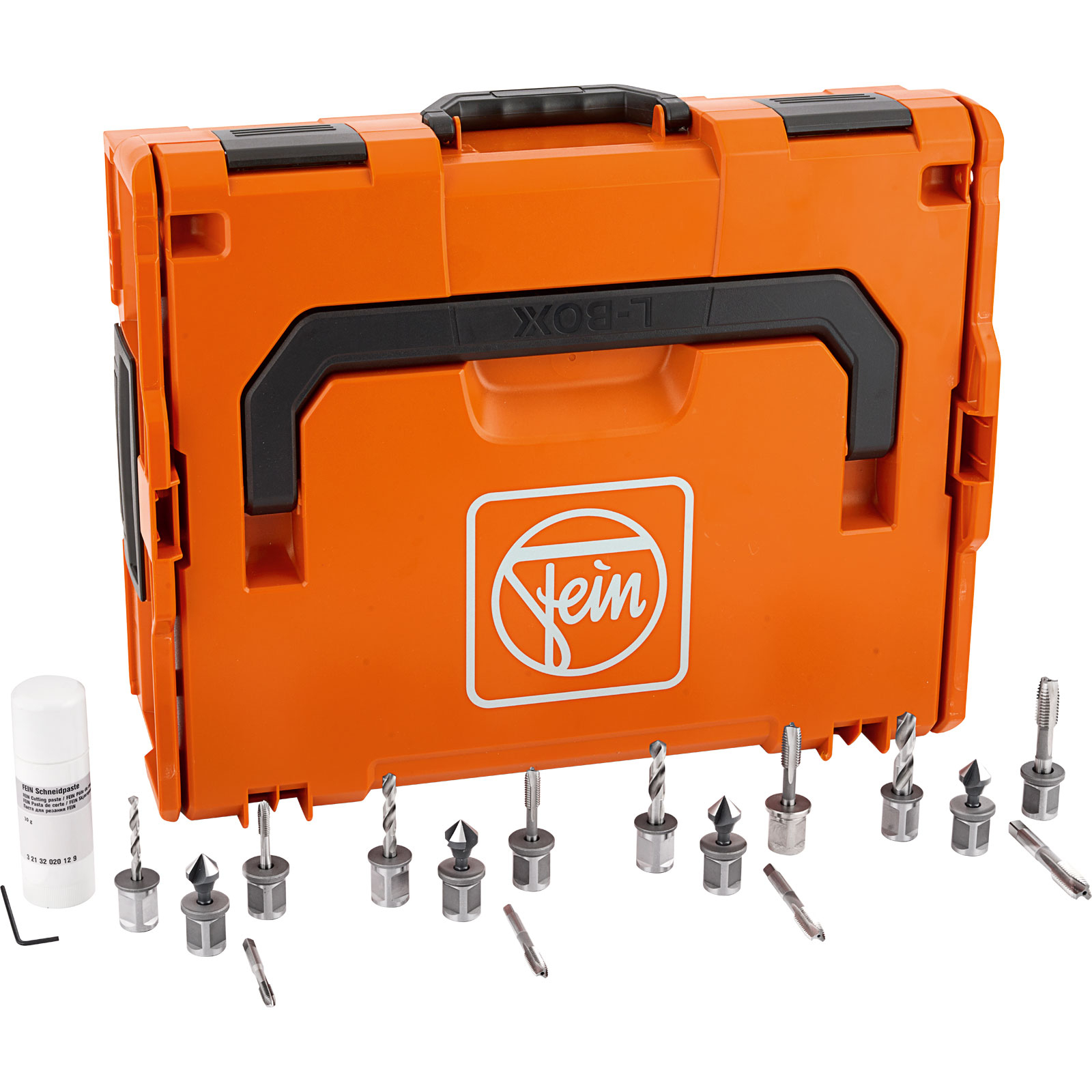 Fein Gewindebohrer-Set Typ B DIN 352 ISO 13 M6 / M8 / M10 / M12 in L-Boxx - 33901680410