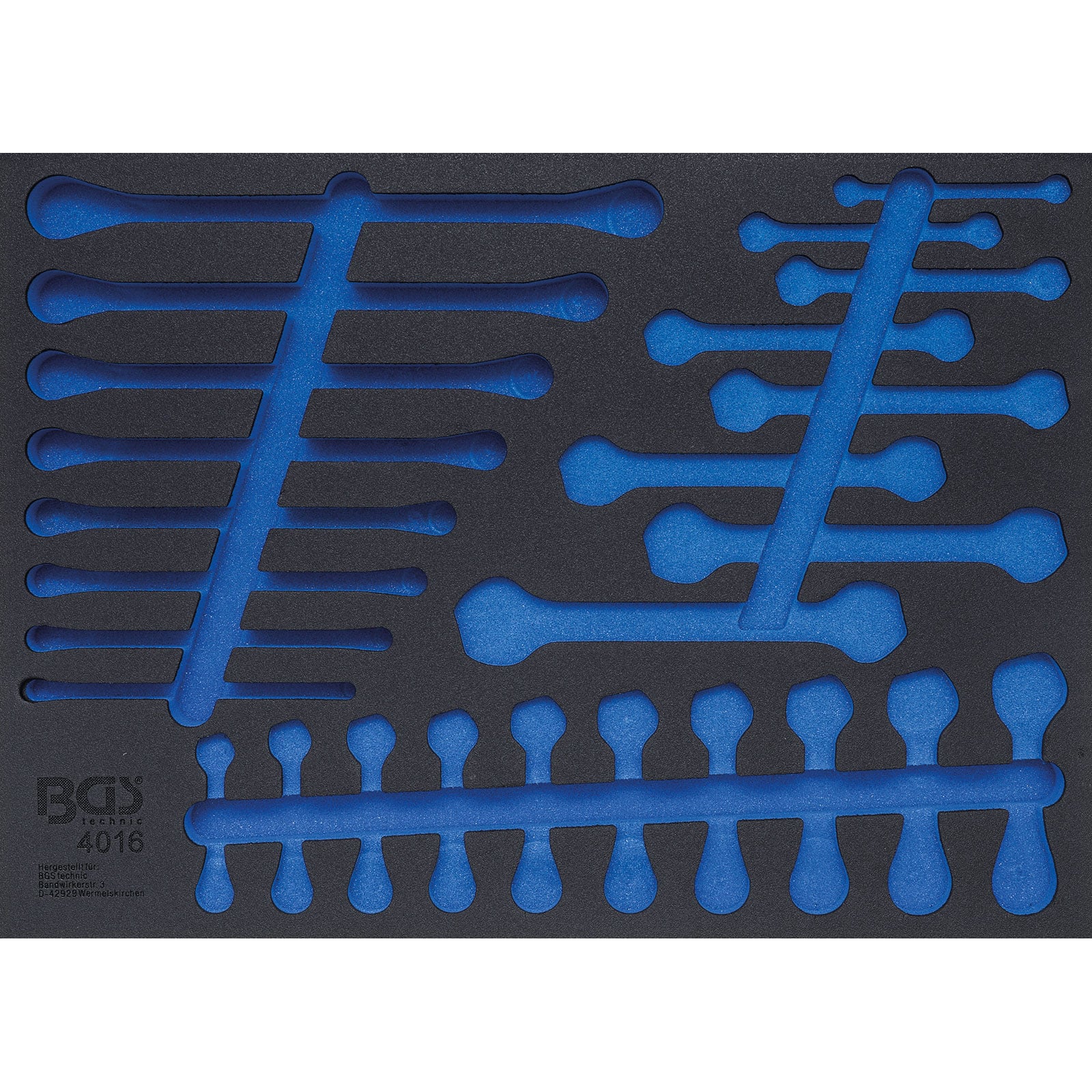 BGS Werkstattwageneinlage 3/3 leer für Art. 4016 - 4016-5