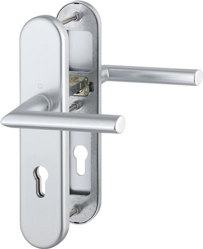 HOPPE Schutzgarnitur Stock.1140/3331/3410 Alu.F1 72mm 42-47mm - 3666406