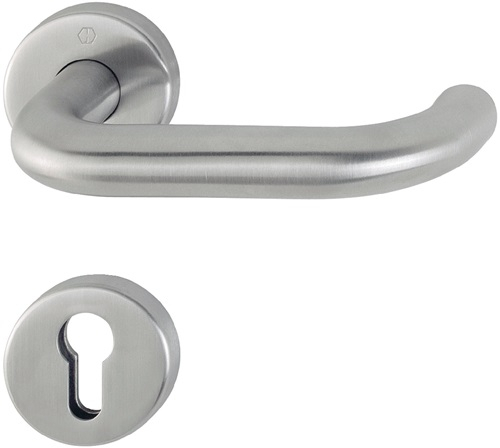 HOPPE Rosettengrt.Paris E138/42H/42HKVS VA F69 rd.PZ DIN L/R D/D - 10720061