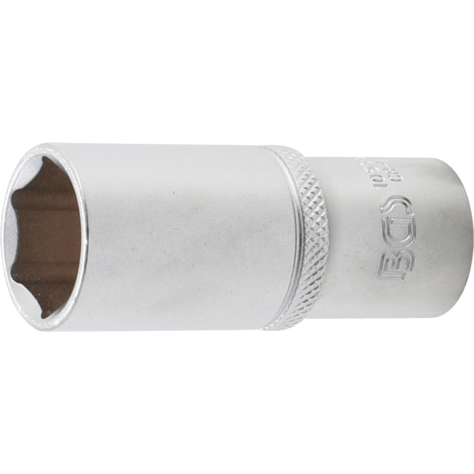 BGS Steckschlüssel-Einsatz Sechskant tief Antrieb Innenvierkant 10 mm (3/8") SW 19 mm - 10539