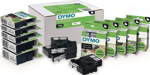 Dymo Schriftband Bandbreite 19 mm Bandlänge 7 m schwarz auf transparent - S0720820