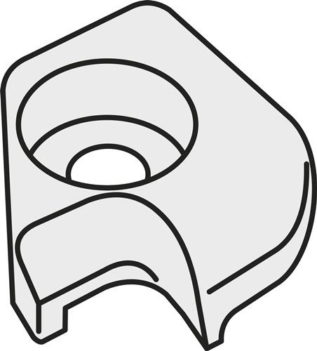 Klemme ISO UP 20 Bruttogewicht 1,5g PRAMET