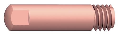 Stromdüse Draht-Ø 0,8mm M 6 L.25mm CuCrZr A.BINZEL