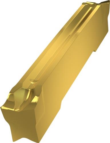 Wendeschneidplatte ISO GL3-D300G02R12-PM:G8330 Breite 3mm PVD beschichtet Gold