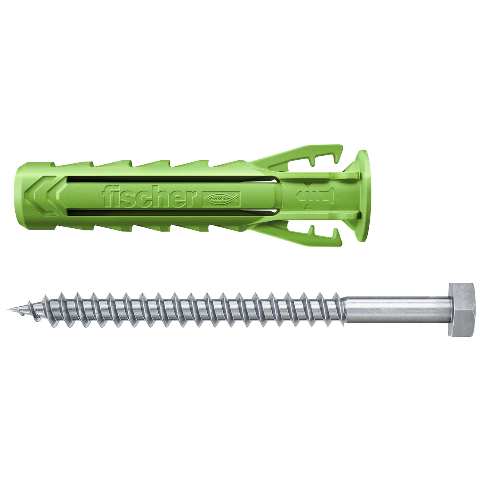 Fischer 3x Spreizdübel SX Plus Green 12 x 60 S mit Schraube - 567869