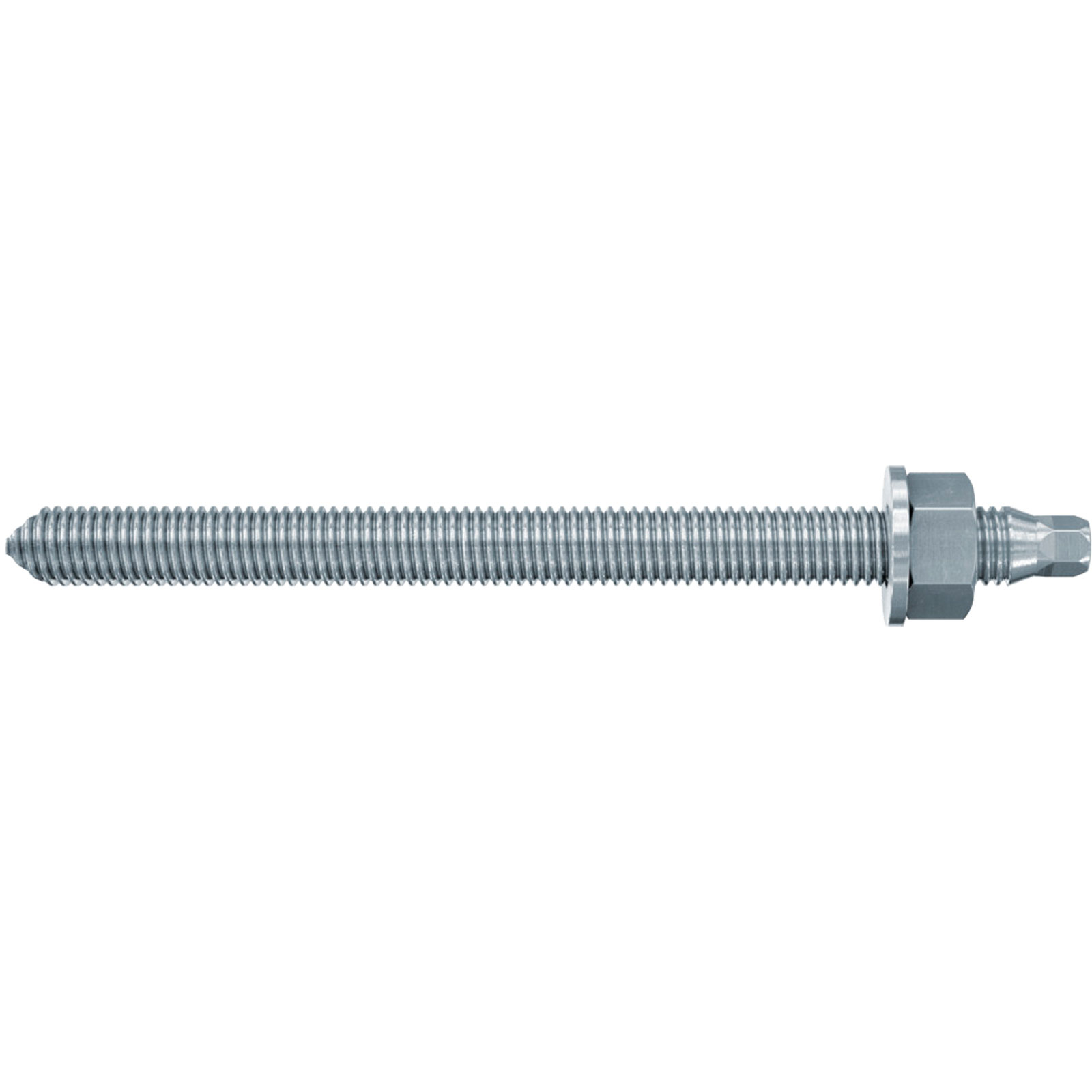 Fischer 10x Ankerstange RG M 20 x 500 mm galvanisch verzinkt Stahlgüte 5.8 - 095725
