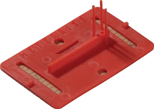 ROTHBUCHER SYSTEME Meterriss- und Achsplakette RS21 für L80xB50 mm 8 g - RS21rot