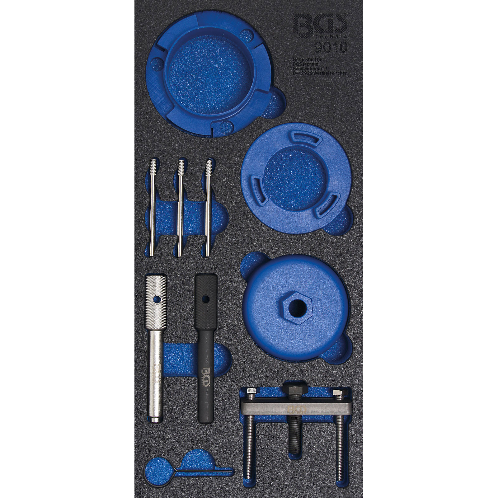 BGS Werkstattwageneinlage 1/3: Motor-Einstellwerkzeug-Satz für Jaguar / Land Rover / Ford / Citroën 2.0 / 2.2 / 2.4 / 3.2 Diesel - 9010