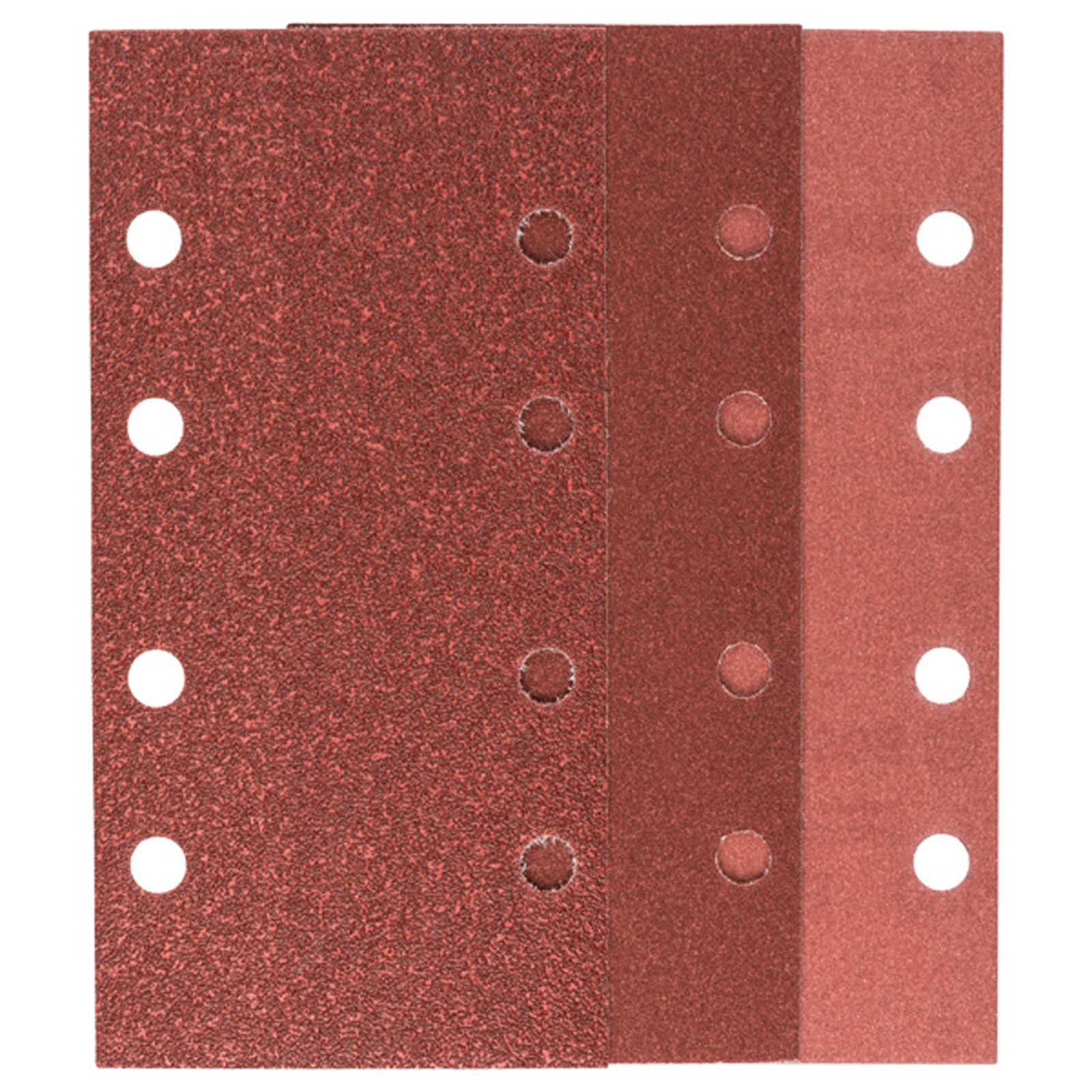 Bosch Schleifblatt-Set für Schwingschleifer K=60/120/180 93 x 185 mm 8 Loch 10-tlg. - 2609256A93