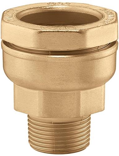 CA Anschlussverschraubung AG, reduziert 40 mm x 1Zoll AG für PE-Kunststoffrohr