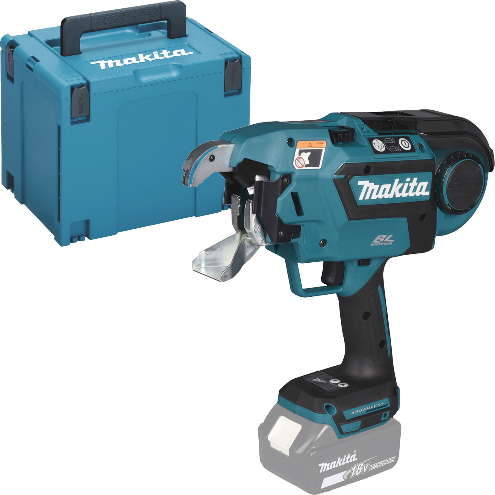 Makita DTR181ZJ Akku-Bewehrungsverbinder 18 V Solo im MAKPAC