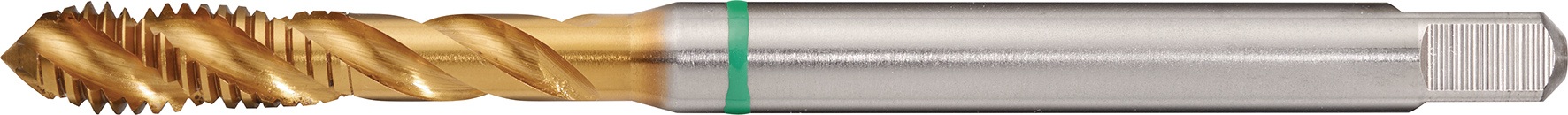 Maschinengewindebohrer DIN 371C Univ.M3x0,5mm HSS-Co TiN 6H TECWERK
