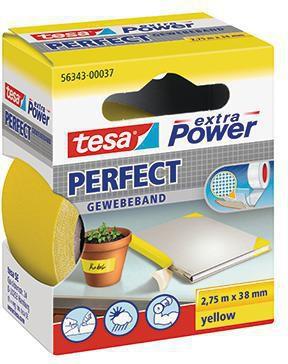 tesa Gewebeband extra Power Perfect 56343-00037 38mmx2,75m gelb