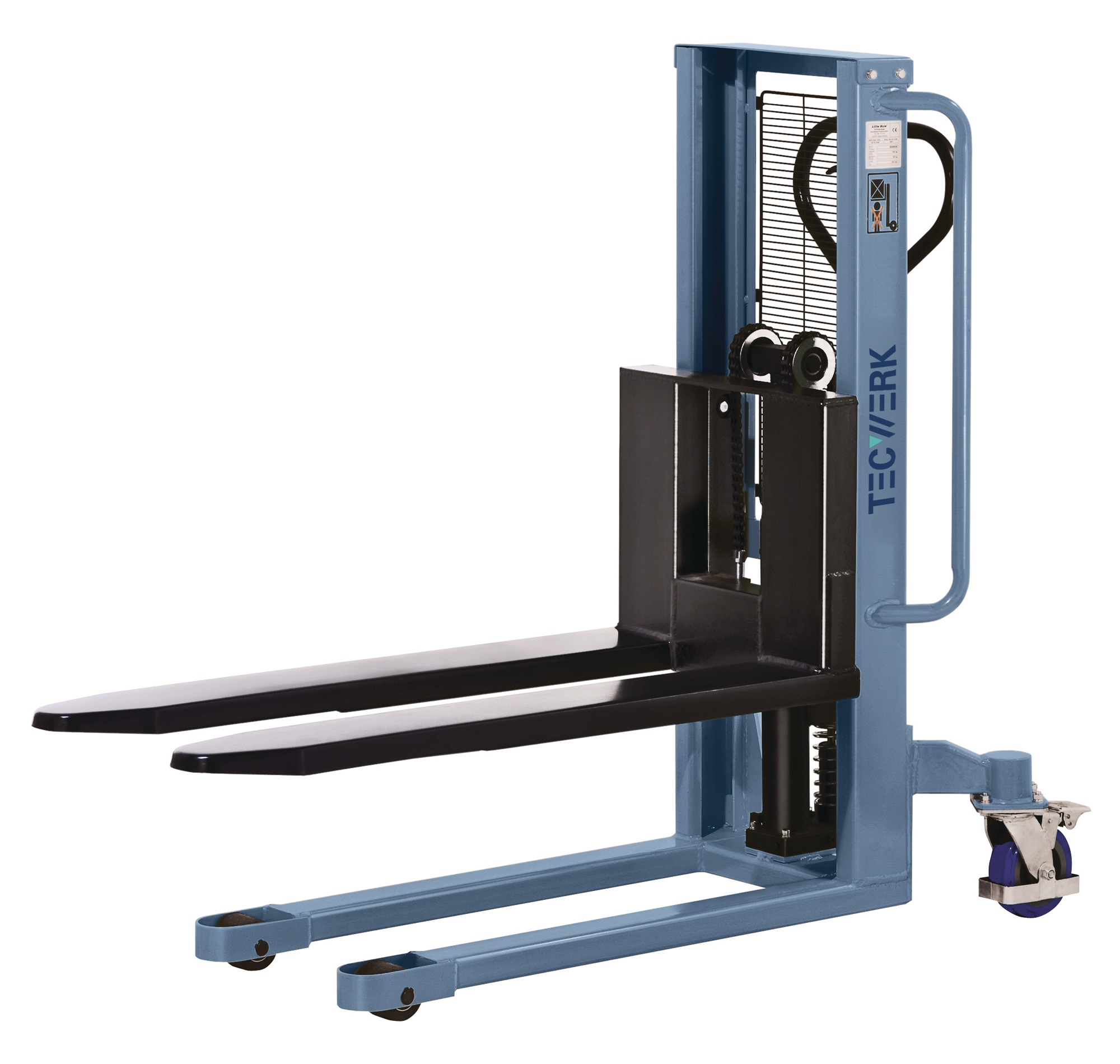 Hochhubstapler Trgf.1000kg Gabel-L.1150mm Einfachmast Hubh.900mm handhydr.TW