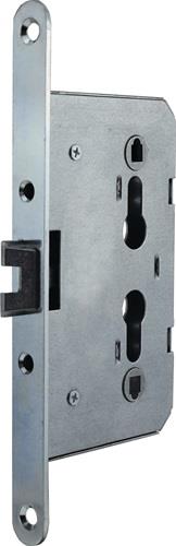 BEVER Spezialeinsteckschloss f.Metalltüren PZW 20/65/72/8mm DIN L/R verz.rd - 1009PL