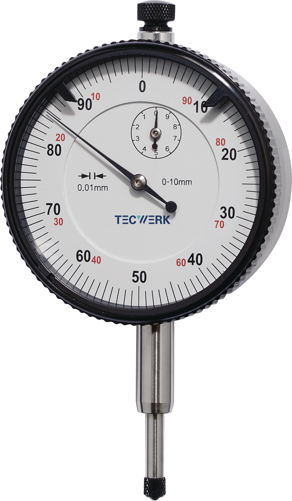 Messuhr DIN 878 10mm Abl.0,01mm TECWERK