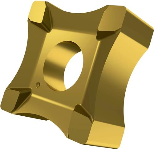 Scarfing-Schneideinsatz ISO SNMX 19-R15:6640 Radius 15mm MT-CVD beschicht. Gold