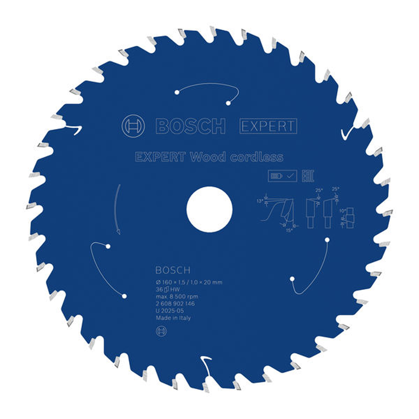 Bosch EXPERT Wood Kreissägeblatt 160x1,45x20 mm Z36 - 2608902146