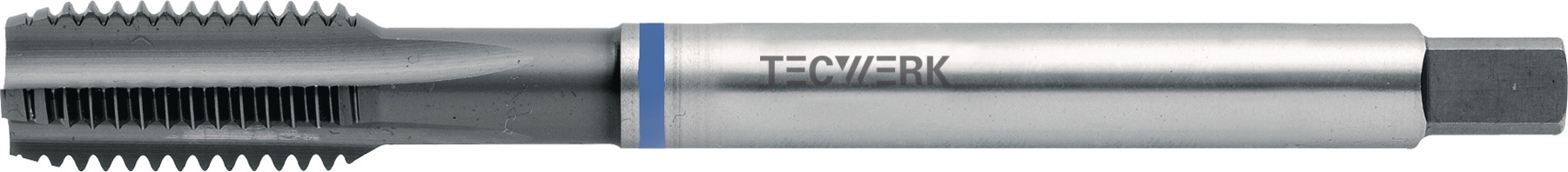 Maschinengewindebohrer DIN 376B VA M12x1,75mm HSS-Co TiCN 6H TECWERK