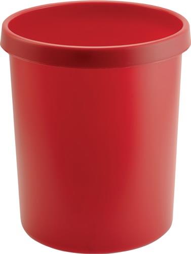 helit Papierkorb 30 l H405xØ350 mm mit Griffrand - H61061-25