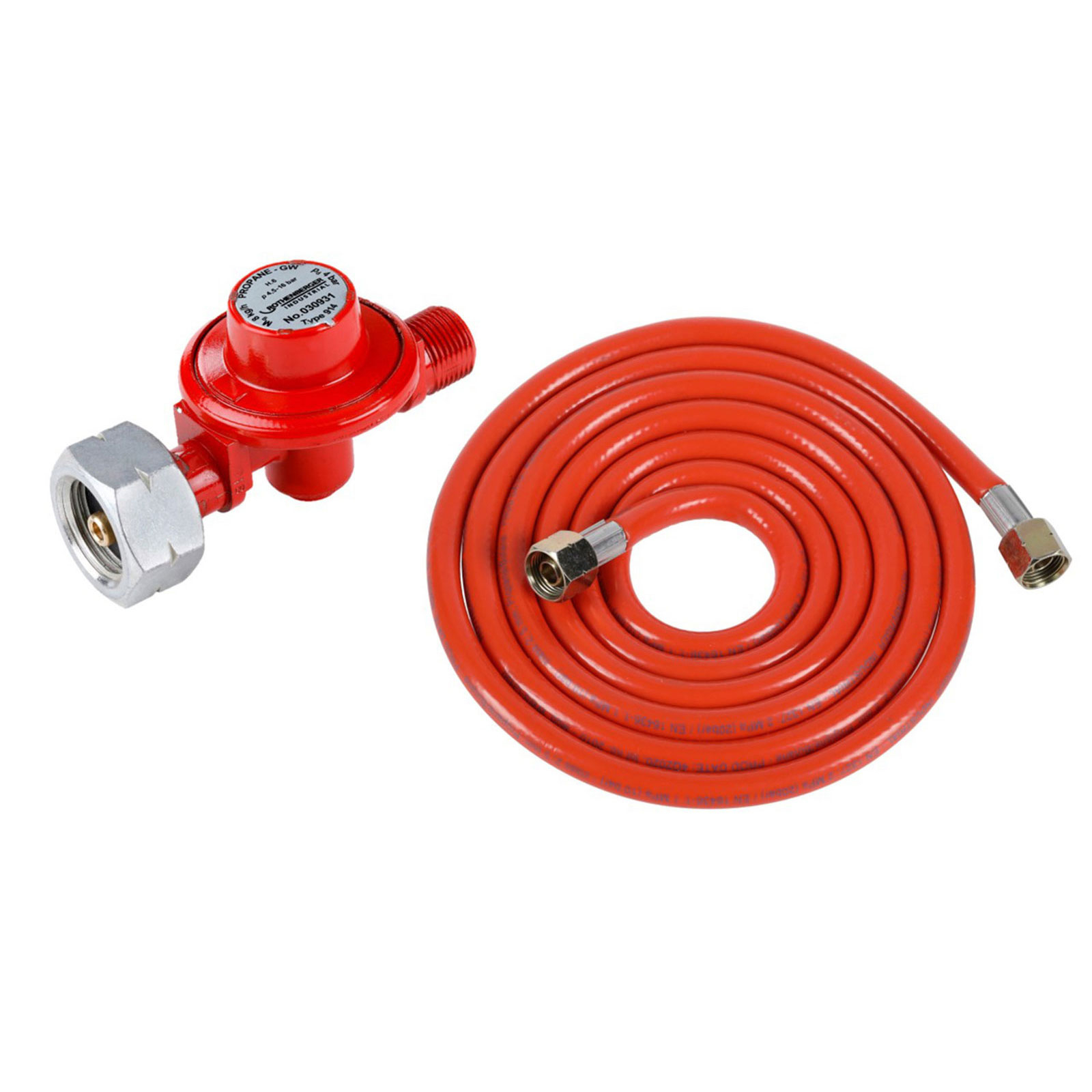 ROTHENBERGER Industrial Regler 4 bar Gasschlauch 5m Abflammgeräte 3/8“ 5&11kg Gasflaschen - 1500005310