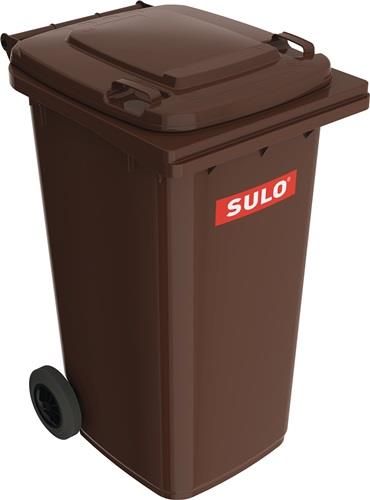 SULO Müllgroßbehälter 240l HDPE braun fahrbar,n.EN 840 - 1073717