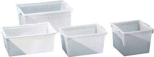 GRAF Kunststoffbehälter eckig 80 l PE natur - 813120