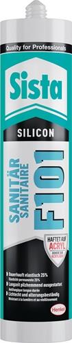 Sanitärsilikon F101 transp.300 ml Kartusche SISTA