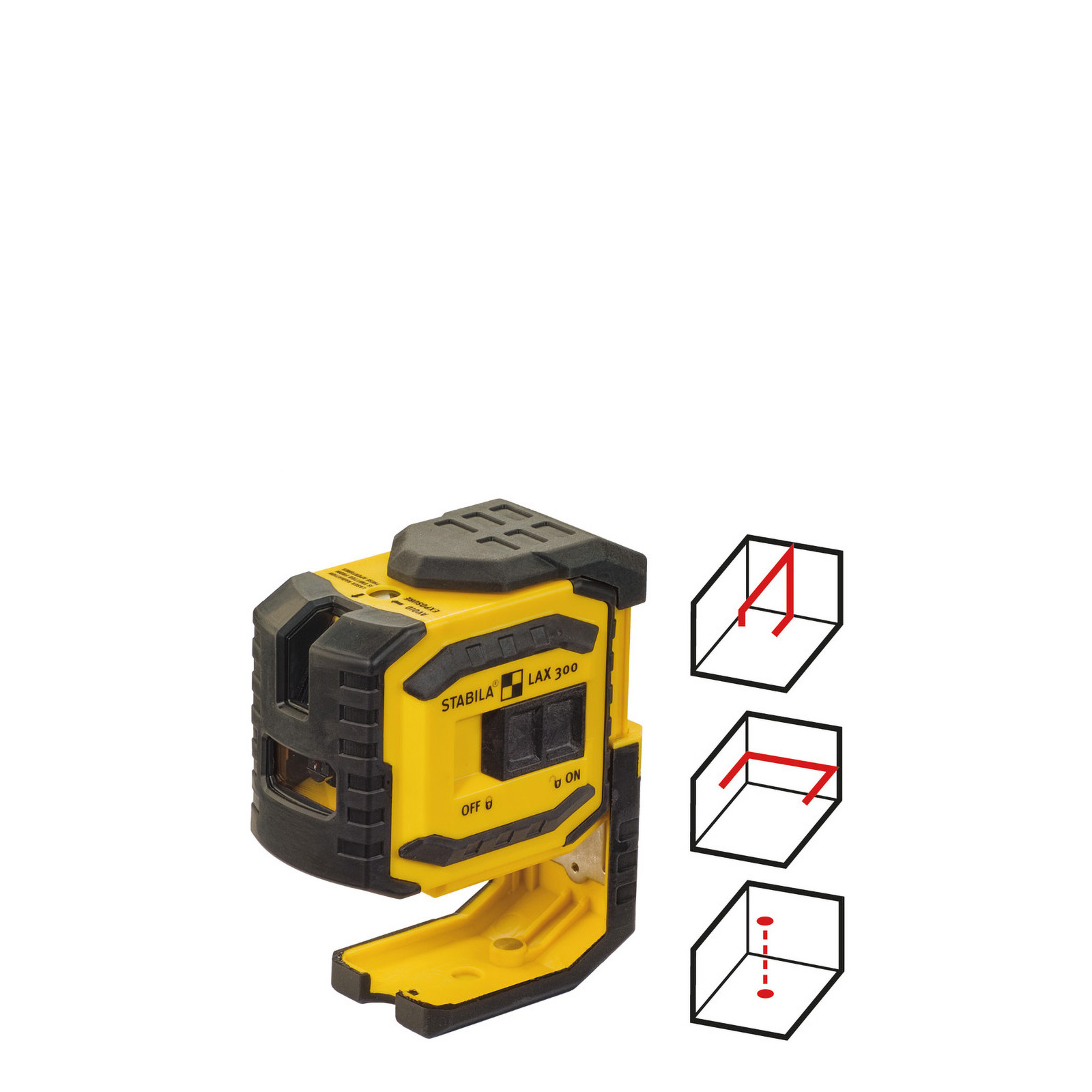 Stabila Kreuzlinien-Lot-Laser LAX 300 4tlg. Set - 18327