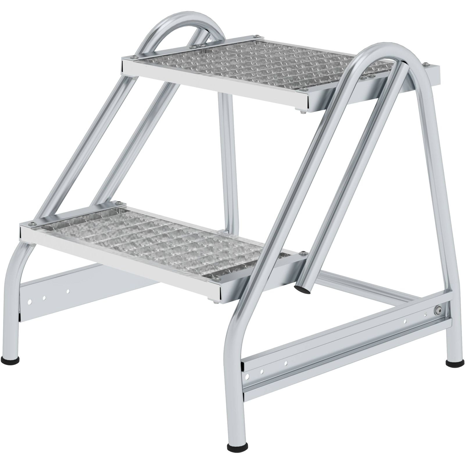 Günzburger Steigtechnik Arbeitspodest einseitig begehbar Stahl-Gitterrost