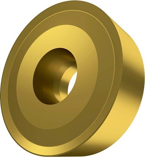 Drehwendeschneidplatte ISO RCMX 2507MOS-351:6640 D.7,2mm MT-CVD beschichtet Gold