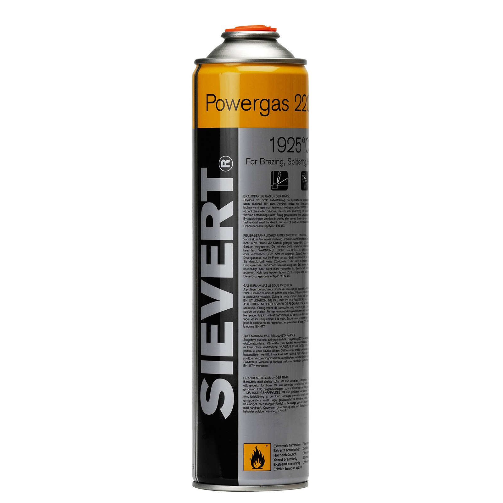 SIEVERT Schraubkartusche Powergas 2204 336 g 600 ml - 220483